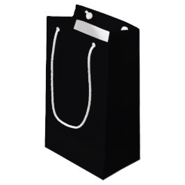 Jet Black Solid Color Kleine Geschenktüte