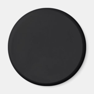 Jet Black Solid Color Magnet