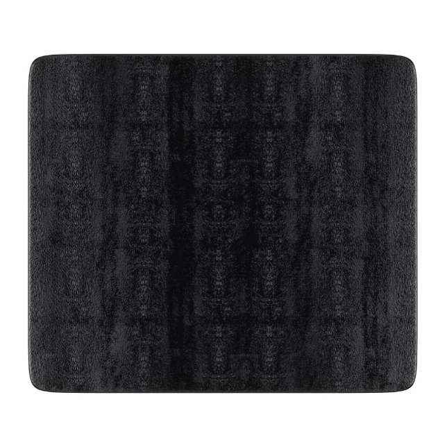 Jet Black Solid Color Schneidebrett (Vorderseite)