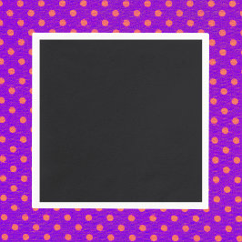 Jet Black Solid Color Serviette