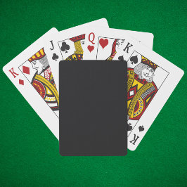 Jet Black Solid Color Spielkarten