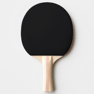 Jet Black Solid Color Tischtennis Schläger