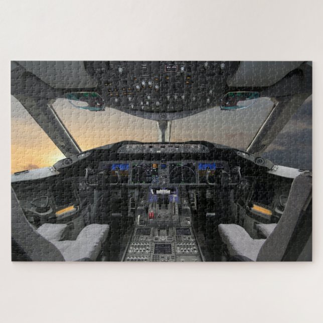 Jet-Cockpit Puzzle (Horizontal)