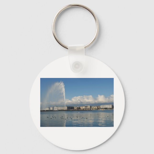 Jet d'eau, Genf Schlüsselanhänger (Vorderseite)