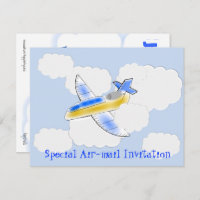 Jet Flugzeug Air Mail Geburtstagsparty (Altersände