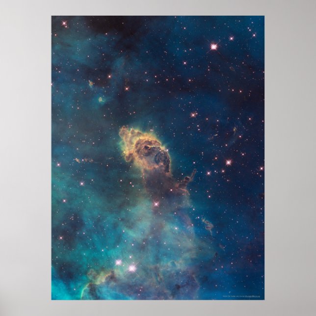 Jet in Carina WFC3 UVIS 18x24 (18x24) Poster (Vorne)