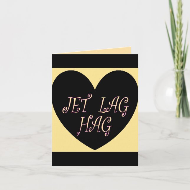 JET LAG HAG TRAVEL DESIGN (Vorderseite)