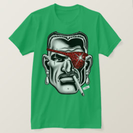 Jet Latex™/gebrochene Nase/grün T-Shirt