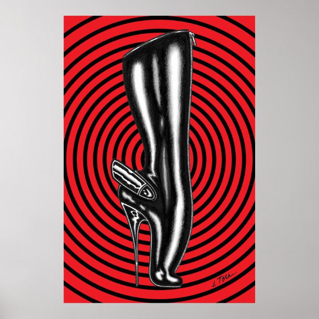 Jet Latex™/Jet Stiefel Poster (Vorne)