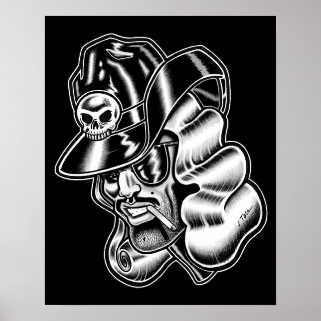 Jet Latex™/Space Cowboy Poster (Vorne)