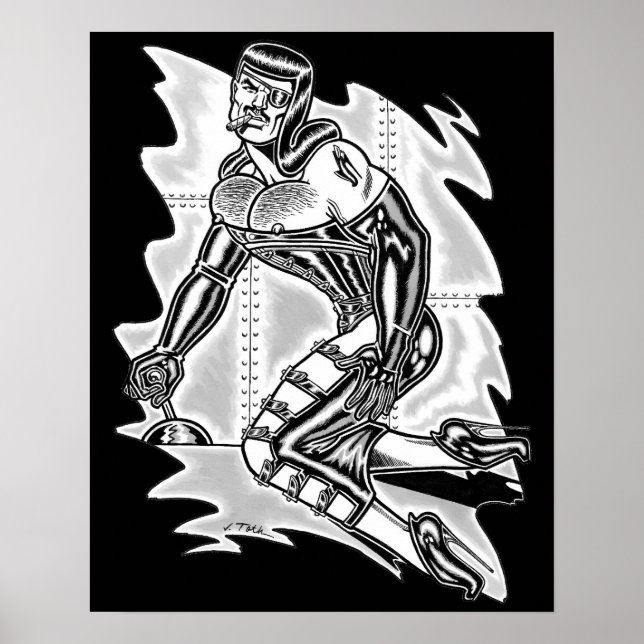 Jet Latex™/Spaceship Poster (Vorne)