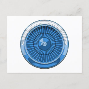 Jet Motor Feiertagspostkarte