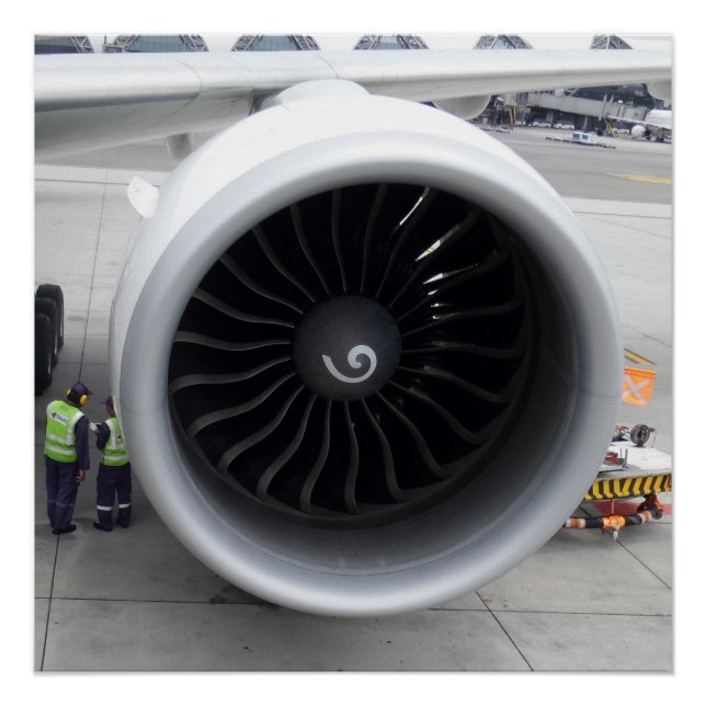 Jet Motor Poster 20"x20" (Vorderseite)