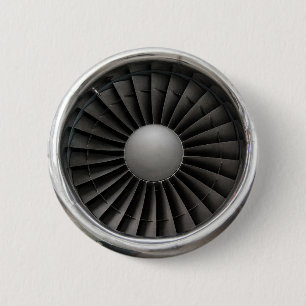Jet Motor Turbine Fan Button