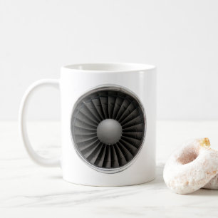Jet Motor Turbine Fan Kaffeetasse