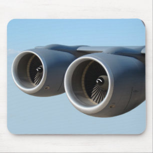 Jet-Motoren in Blue Sky Mousepad