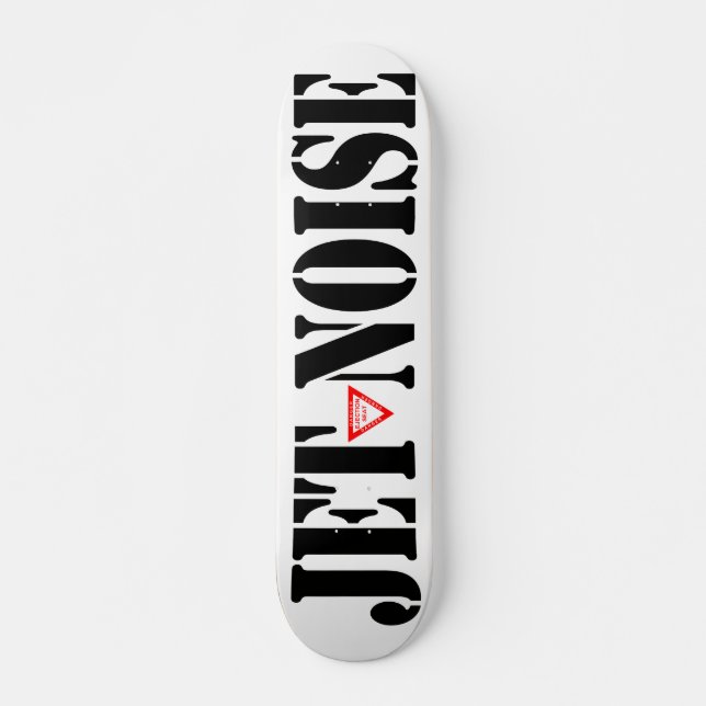 JET NOISE Wood Skateboard (Vorne)