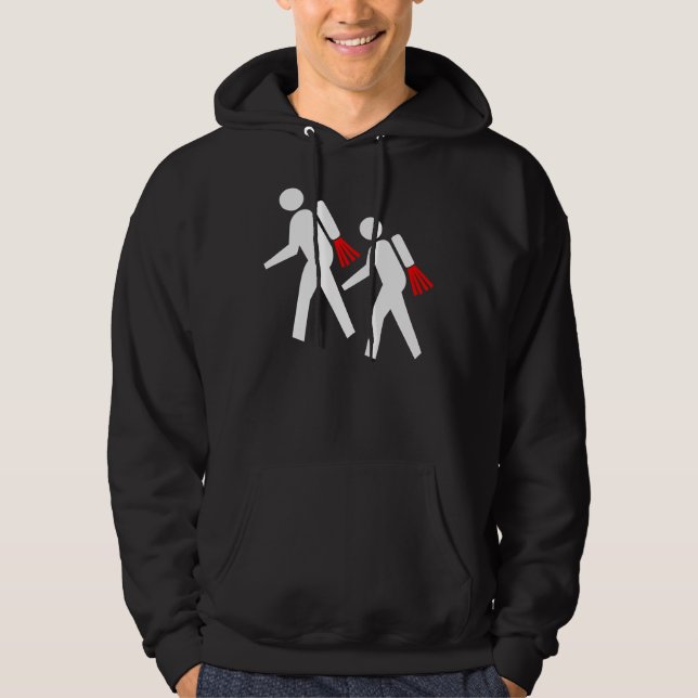 Jet Pack-Wanderer der Zukunft Hoodie (Vorderseite)