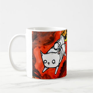 Jet-Satz peapod Katze Tasse