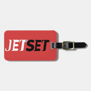 Jet-Set-Reise Gepäckanhänger