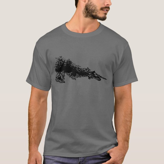 Jet-Ski auf Welle T-Shirt (Vorderseite)