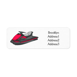 Jet ski Cartoon Illustration
