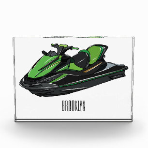 Jet ski Cartoon Illustration Fotoblock