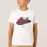 Jet ski Cartoon Illustration