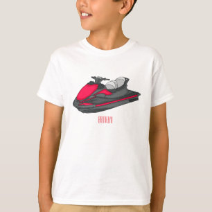 Jet ski cartoon illustration T-Shirt