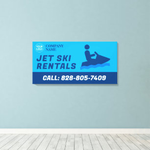 Jet Ski Custom Stretched Canvas Print Leinwanddruck