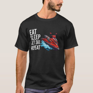 Jet Ski for Men Vater Boy Jet Skifahrer Fu T-Shirt
