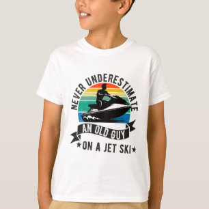Jet Ski for Men Vater Boy Jet Skifahrer Fu T-Shirt