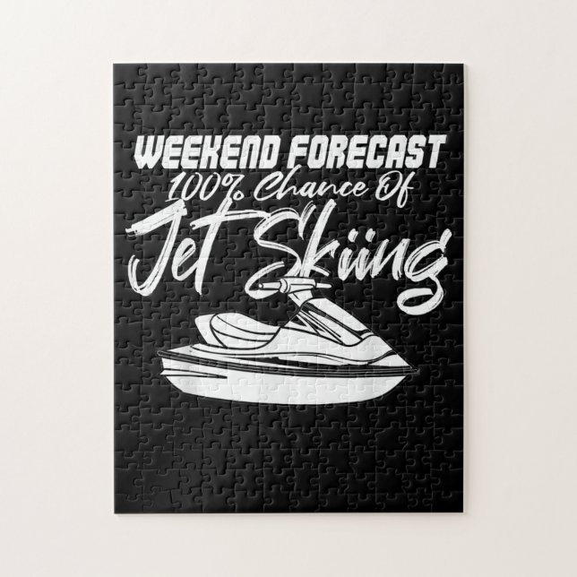 Jet Ski Gift Jet Skifahrer Wassersport T Puzzle (Vertikal)