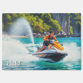 Jet Ski in Phuket Patong Beach Thailand Reise Magnet