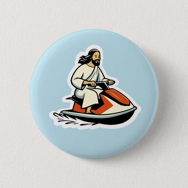 Jet-Ski Jesus Button (Vorderseite)