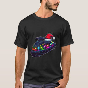 Jet Ski Jet Skiing Weihnachtsmütze Xmas  T-Shirt