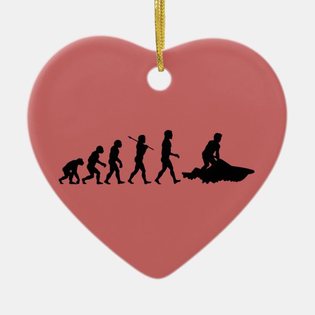 Jet-Ski Jetskiing Wasser-Sport Keramik Ornament (Vorne)