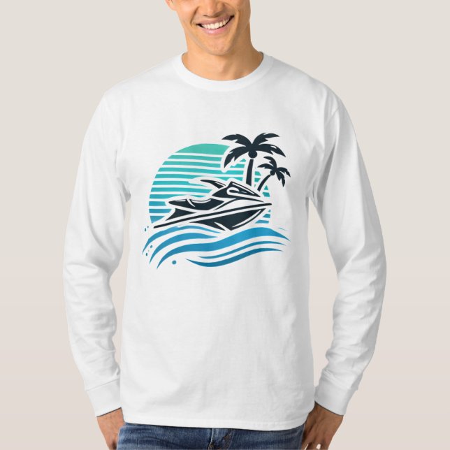 Jet ski logo T-Shirt (Vorderseite)