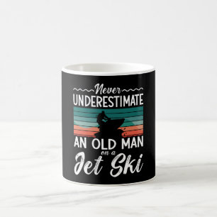 Jet Ski Never Underestimate An Old Man Jet Skiing Kaffeetasse