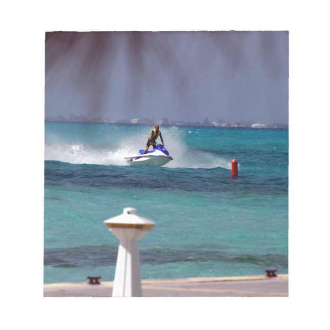 Jet-Ski-Paradies Notizblock (Vorderseite)