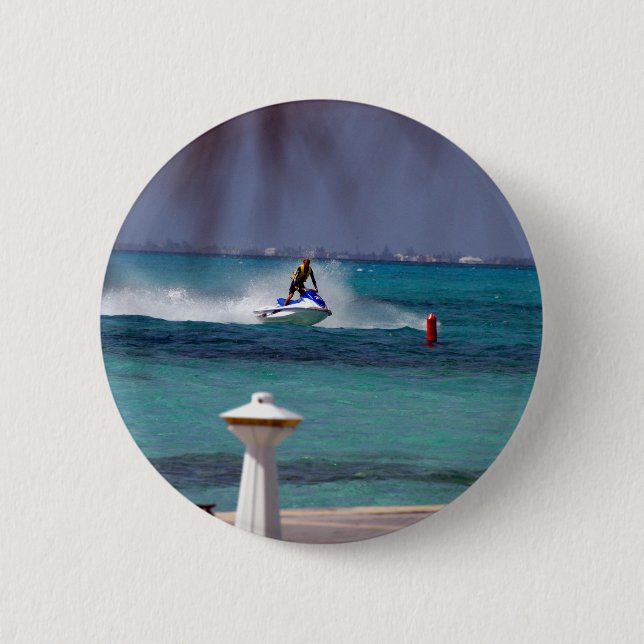 Jet Ski Paradise Button (Vorderseite)