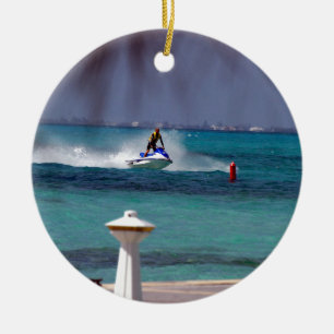 Jet Ski Paradise Keramikornament
