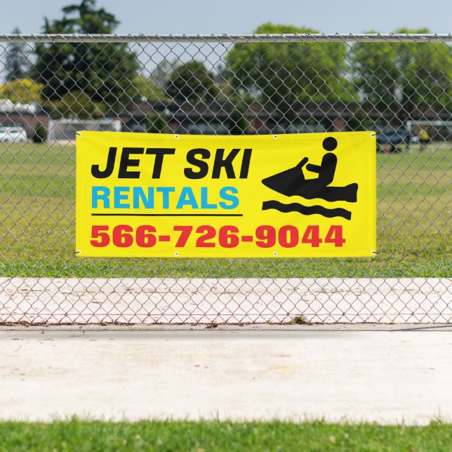 Jet Ski Rental Custom Banner (Insitu)