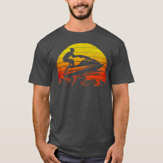 Jet Ski Retro Vintag Funny Jetski Geschenk Idee T-Shirt