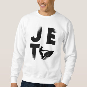Jet Ski Rider Wassersport Jetski Jet Skifahren Sweatshirt