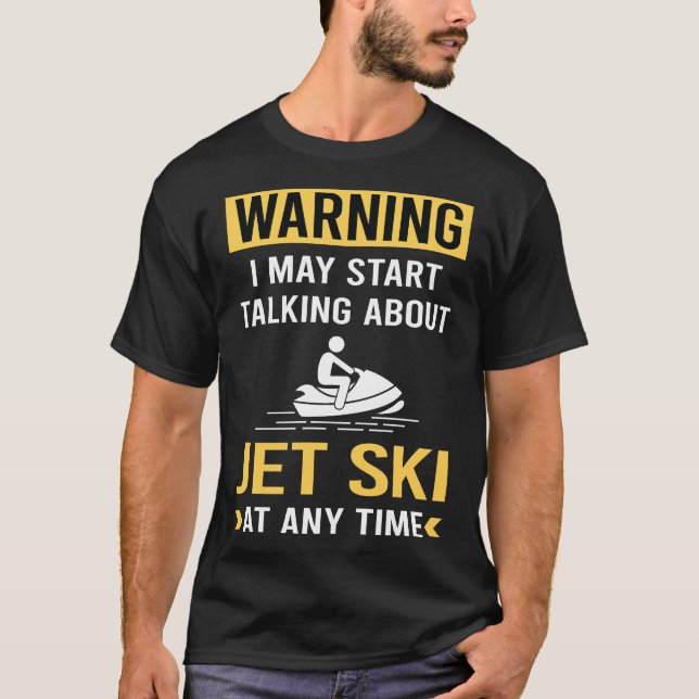 Jet Ski Ski Ski Wassermotorrad Persönliches Wasser T-Shirt (Vorderseite)