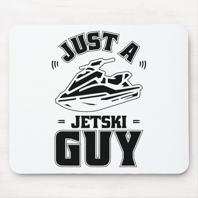 Jet-Ski-Skifahrer - Nur ein Jet-Ski-Typ beim Skifa Mousepad (Vorne)