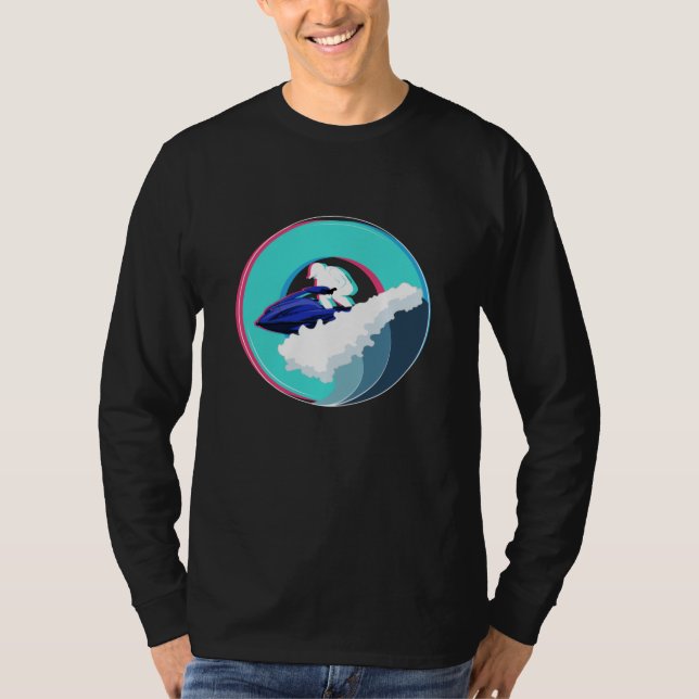 Jet Ski Water Sports Wassersport T-Shirt (Vorderseite)
