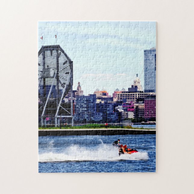 Jet Skiing by Colgate Clock Puzzle (Vertikal)