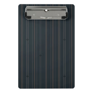 Jet Stream Streifen in Dunkelblau Mini Klemmbrett